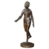19th Century Bronze Sculpture of Diana