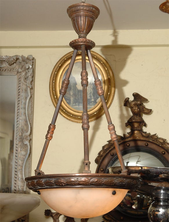 Alabaster Pendant Light Fixture At 1stdibs Alabaster Pendant Light Fixture 2