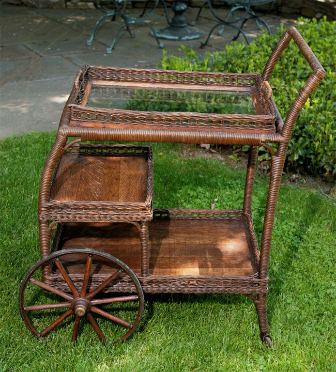 victorian tea trolley