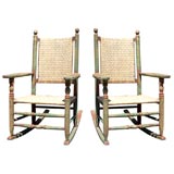 PAIR OF AMERICAN ROCKING CHAIRS