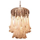 Sculptural Fluted Chandelier Sculptural Fluted Chandelier