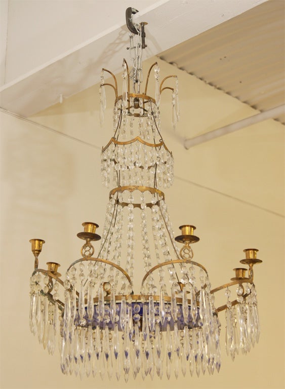 Pair of Neoclassical Chandeliers