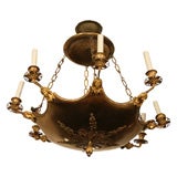 Vintage Charles X-style 8 light chandelier