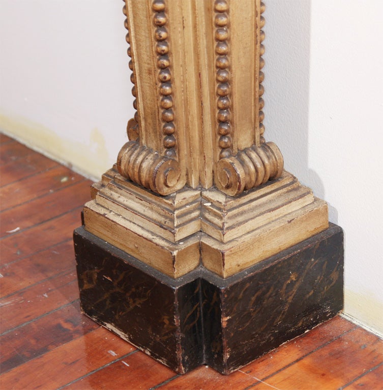 Console with Marble Top signed Jansen