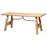 Spanish Bleached Library Table