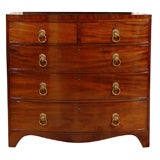 Georgian Bow Front Chest of Drawers