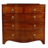 Georgian Bow Front Chest of Drawers