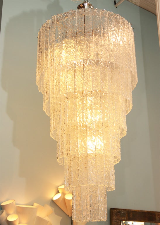 Large Scale Murano Glass Hanging Fixture