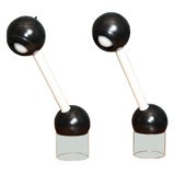 Vintage "Barbell" Table Lamps