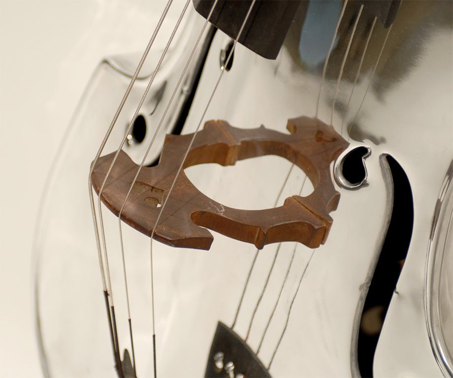 Incredible Aluminum Double Bass, circa 1930 4