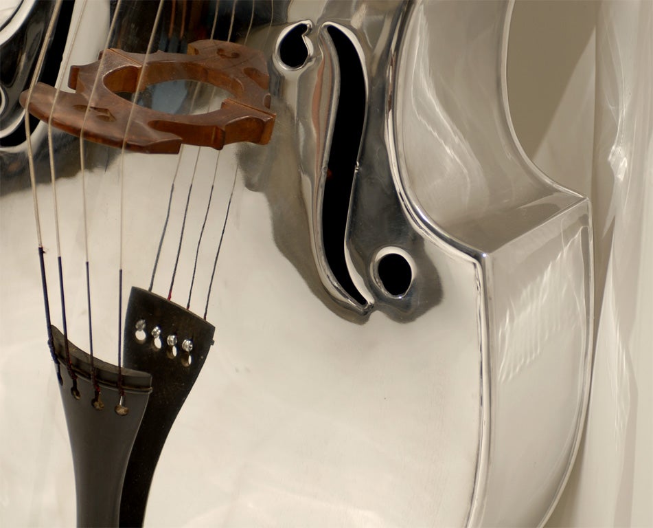 Incredible Aluminum Double Bass, circa 1930 5