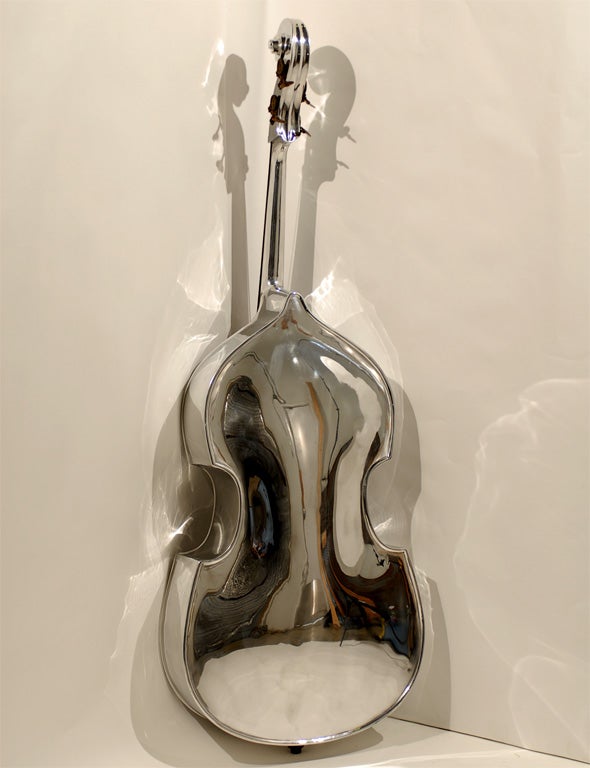 Incredible Aluminum Double Bass, circa 1930 6