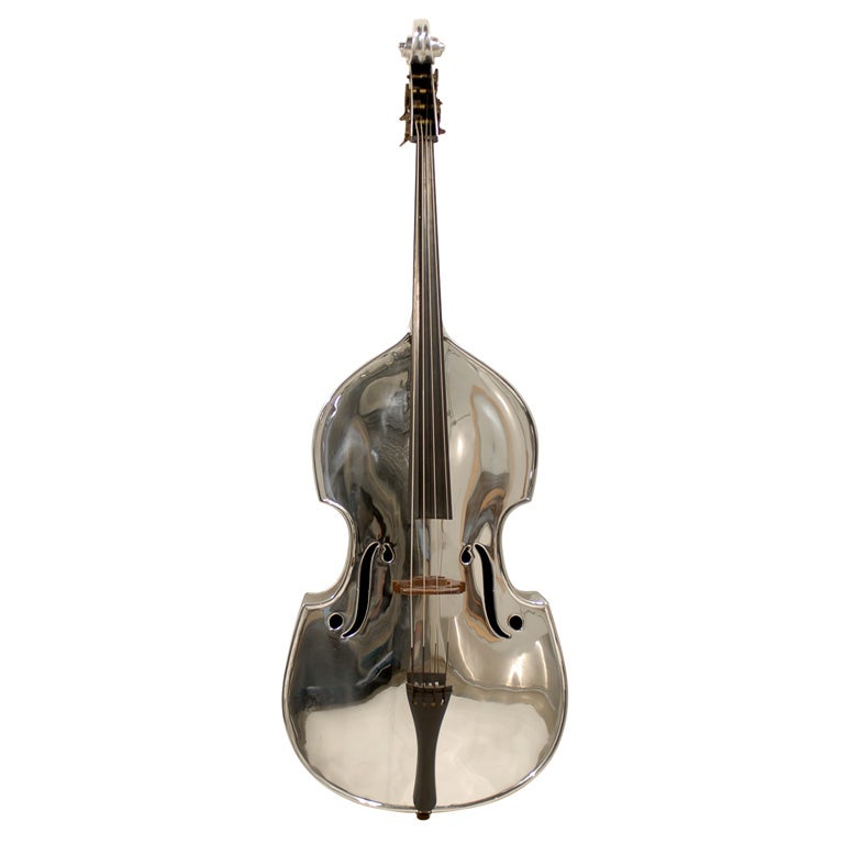 Incredible Aluminum Double Bass, circa 1930