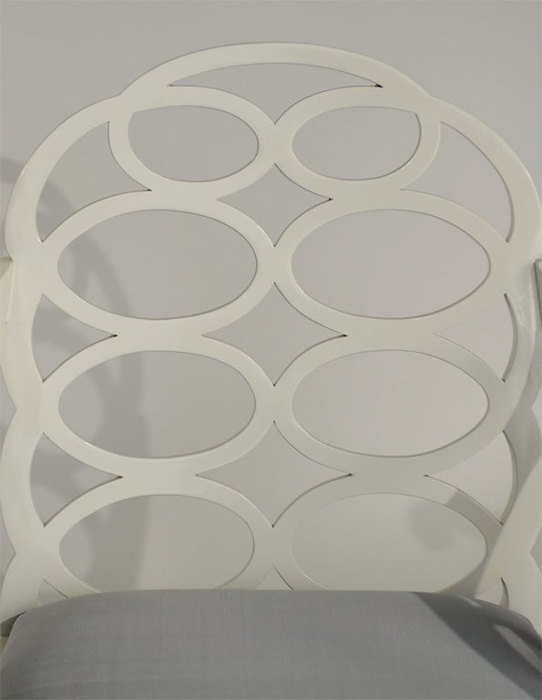 Pair of Frances Elkins Loop Chairs 2