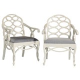 Pair of Frances Elkins Loop Chairs