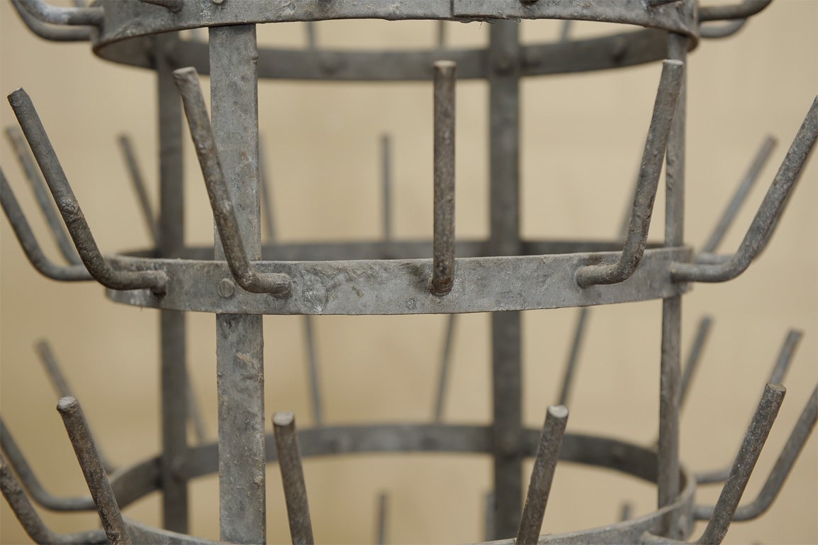 French Bottle Drying Rack