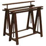 Pair of French sawhorse bases
