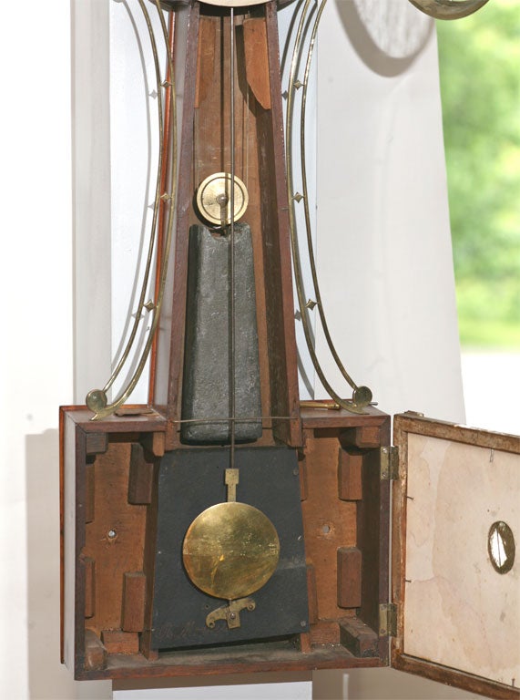 New England Banjo Clock Ca.1820 4