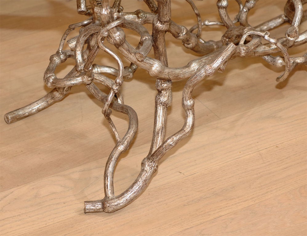 American Candace Barnes Now, Handcrafted Iron Old Vines Cocktail Table