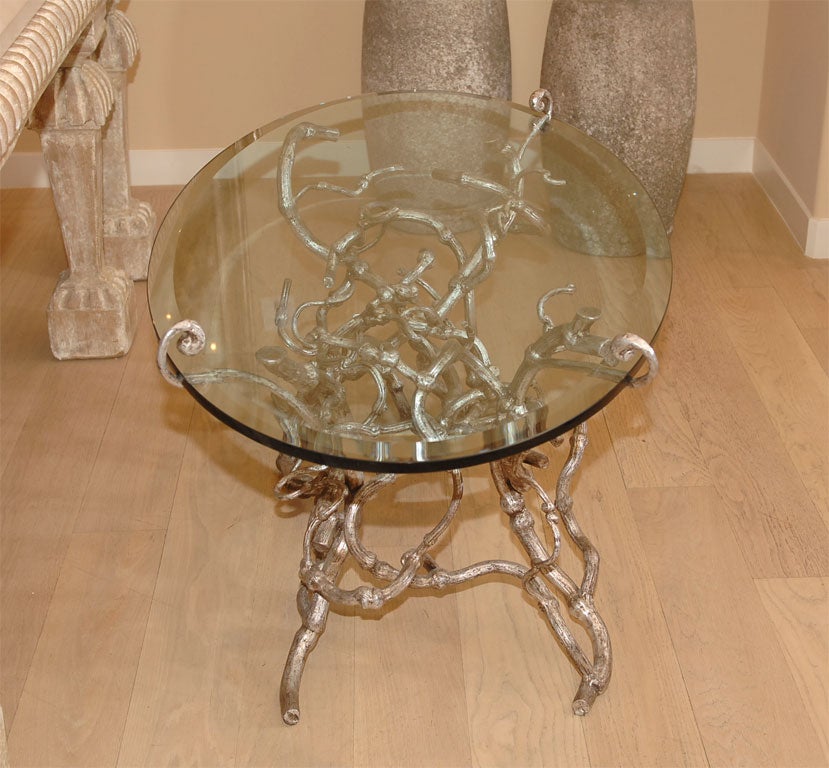 Candace Barnes Now, Handcrafted Iron Old Vines Cocktail Table 3
