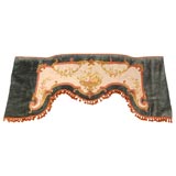 19th Century French Embroidered Valence