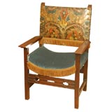 Spanish Walnut Armchair C. 1900