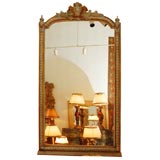 Grand Painted Mirror C. 1930