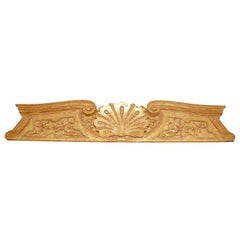 Carved Giltwood Architectual Overdoor
