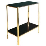 Bronze Double-Tier End Table by Jacques Quinet, French 1940s Vintage Bronze Double-Tier End Table by Jacques Quinet, French 1940s