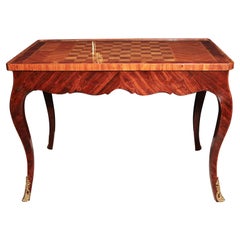 Fine Louis XV Inlaid Tric Trac Game Table, 18th c.