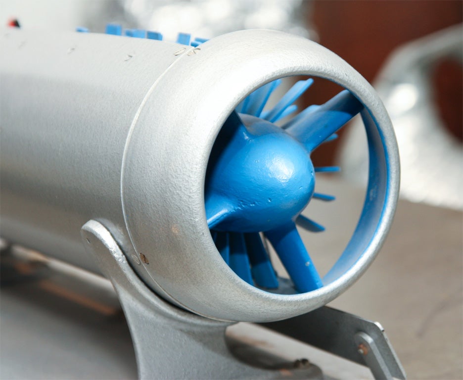Cutaway Model of Jet Engine Turbine 1