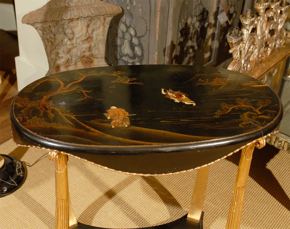 Chinoiserie Decorated Deco Table