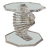 1970's Stacked Lucite Table
