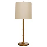 Jacques Adnet Bamboo Form Lamp