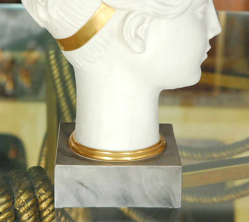 Gold NeoClassical Bust