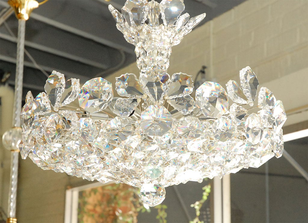 Schonbek  Crystal Chandelier 1