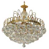 Swarovski Six-Light Crystal Chandelier