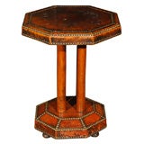 Leather Side Table