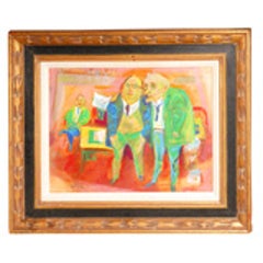 William Gropper oil painting on canvas , signed, titeled 10