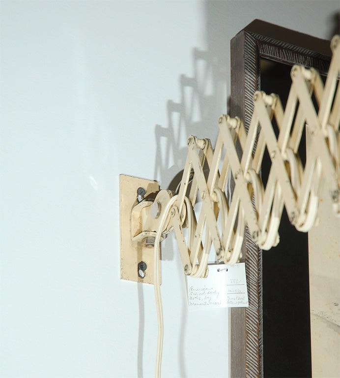 Pair of Scissor Accordian German Wall Scones 3