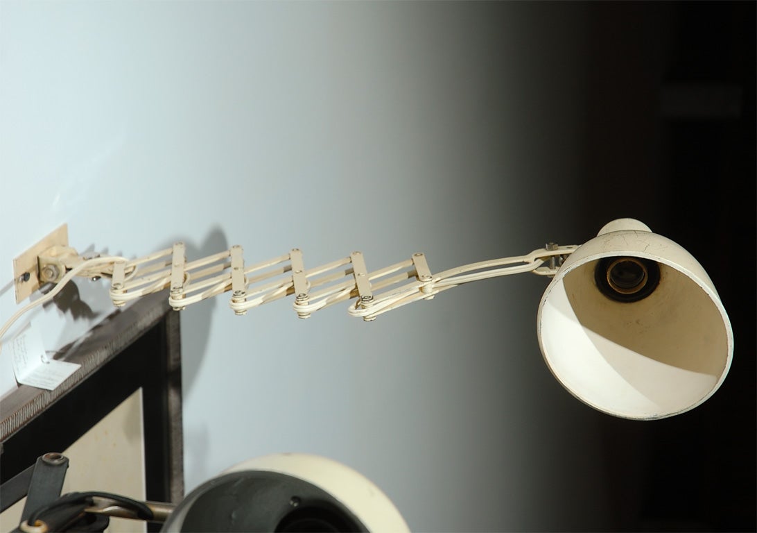 Pair of Scissor Accordian German Wall Scones 4