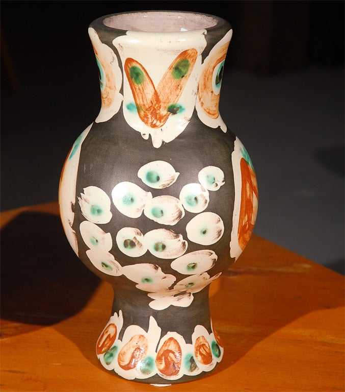 Pair of Picasso Ceramic Owls HR542 4