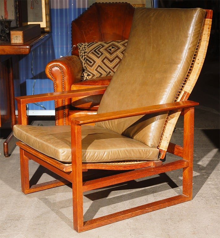 Borge Morgensen Lounge Chair and Ottoman