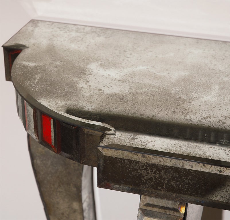 Specchio Console a quattro gambe con specchio in vendita