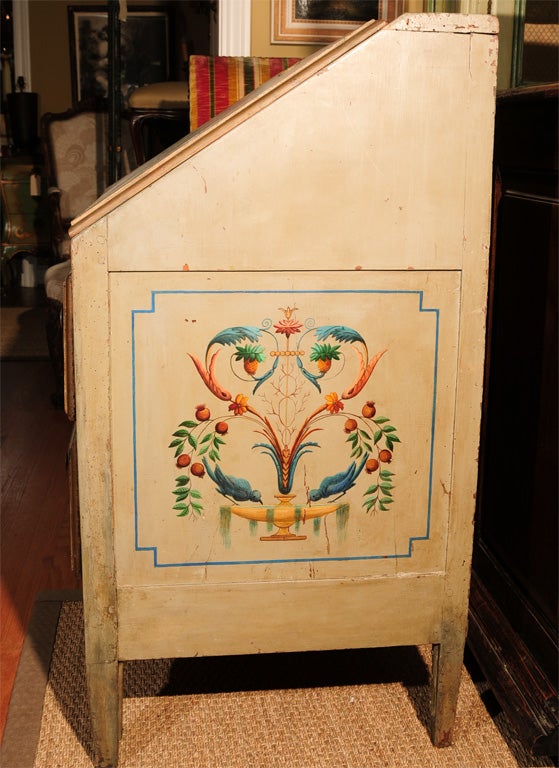 Wood Elegant 18th Century French Louis XVI Desk With 2 Drawers