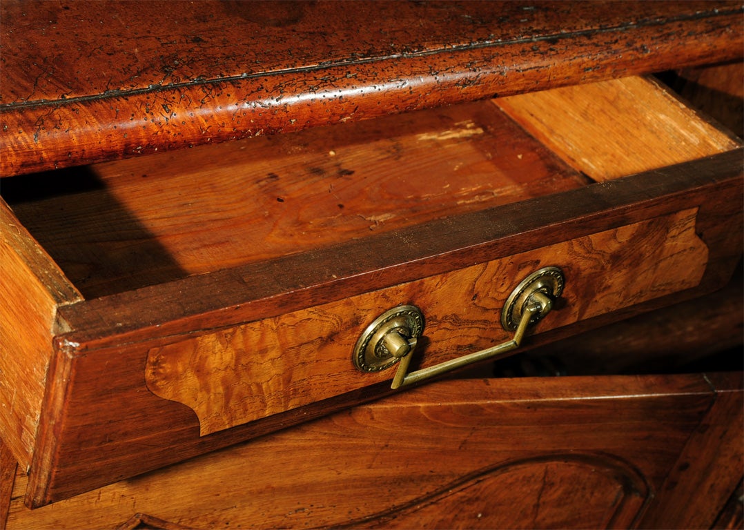 18th Century French Directoire Walnut Vaisselier or Cupboard 1