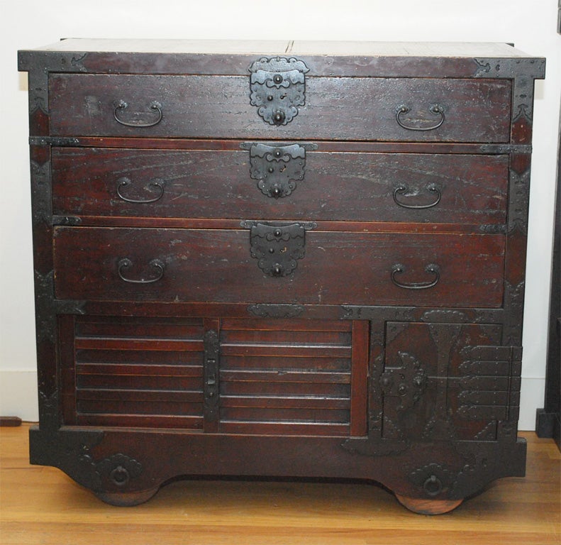 Kuruma Dansu/Wheel Chest For Sale at 1stDibs