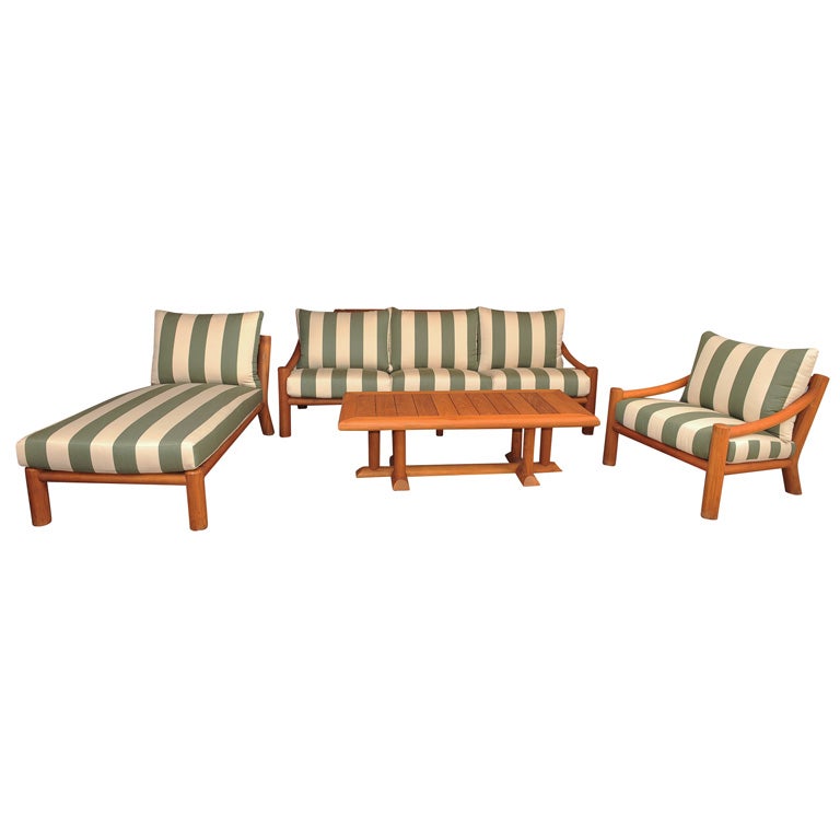 Michael Taylor Outdoor Douglas Teak Collection at 1stDibs