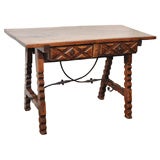 Antique 18th Century Continental Walnut Desk