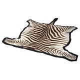 Vintage Zebra Skin Rug